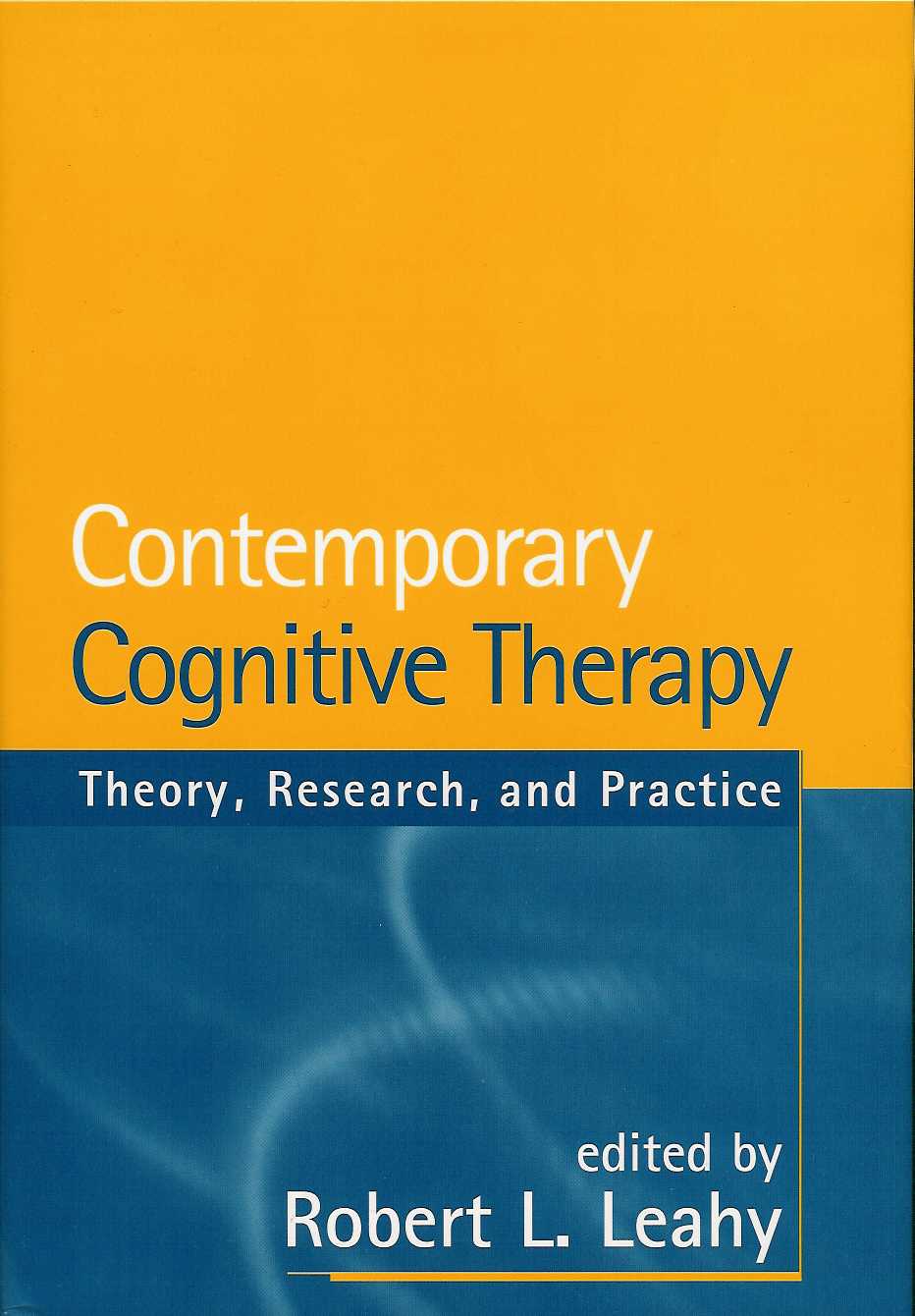 Contemporary Cognitive Therapy book cover