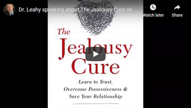 Image of Dr. Leahy speaking about The Jealousy Cure on Provocative Enlightenment with Eldon Taylor Click to See Video