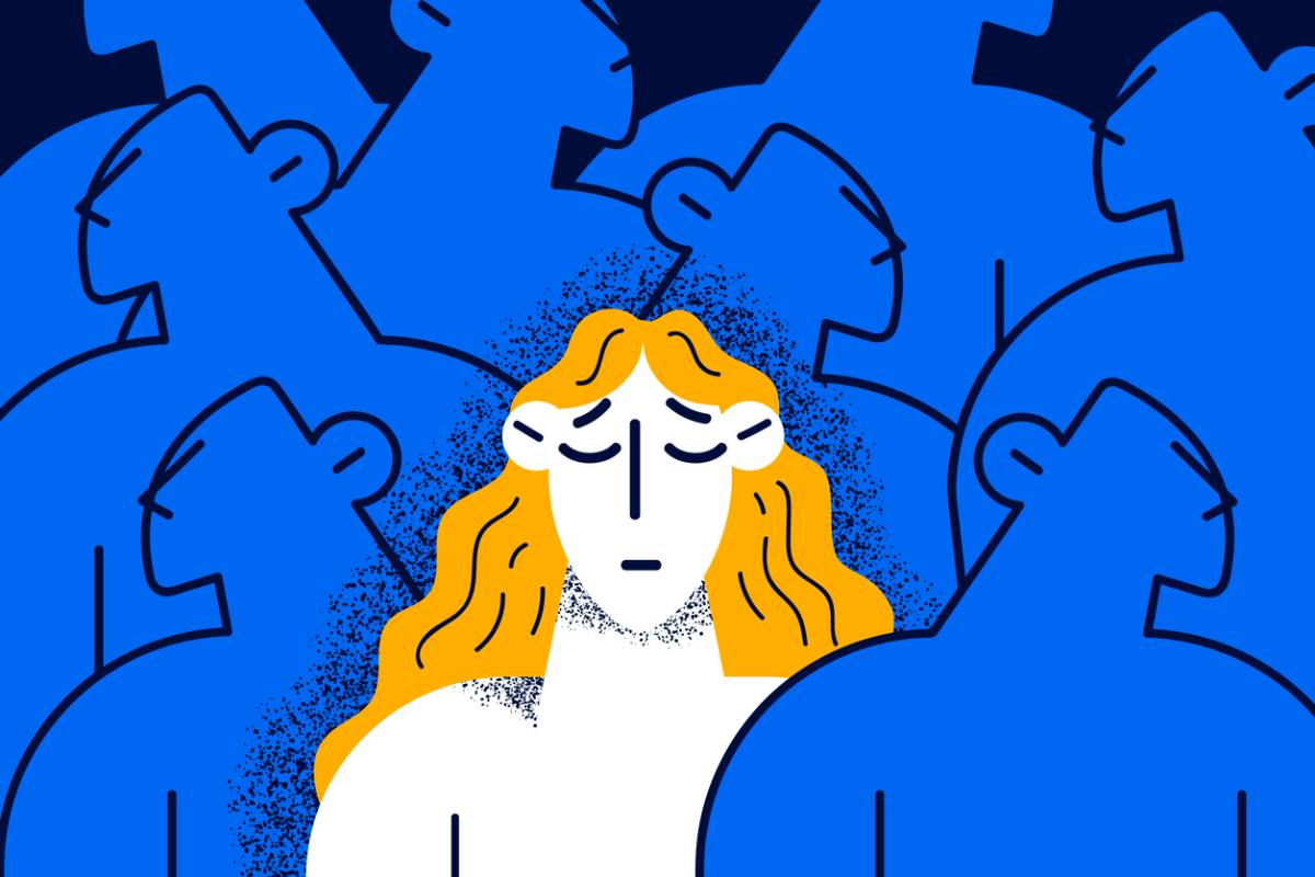 concept of ways city life can increase social anxiety